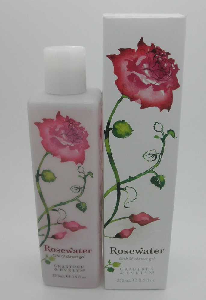 Crabtree & Evelyn Rosewater Cleansing Dušo želė For All Skin Types, 250 ml