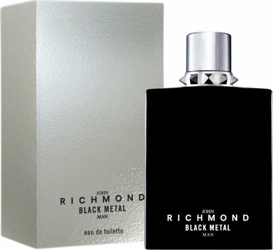 John Richmond Juodas Metal EDT tualetinis vanduo vyrams, 100 ml