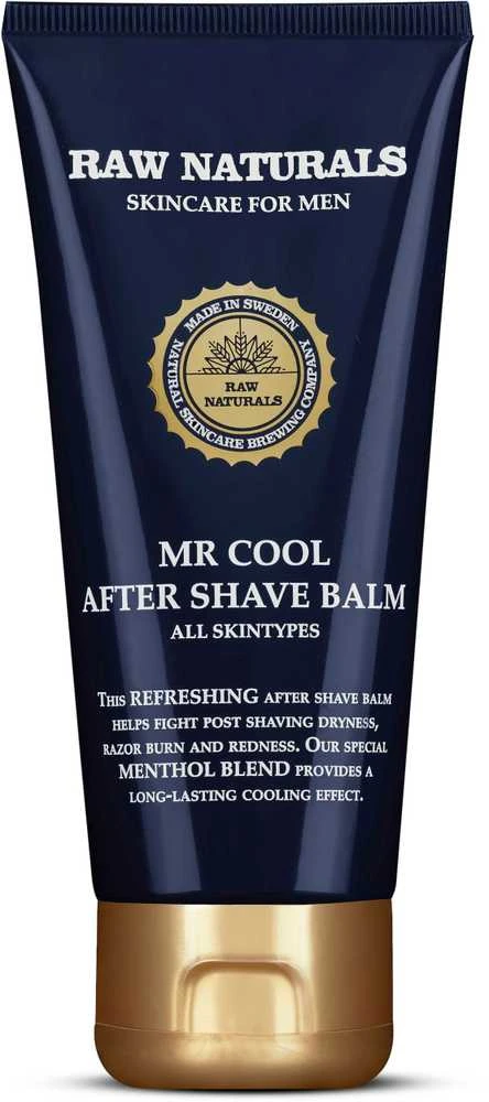 „Raw Naturals Mr.Cool“ 100 % veganiškas gaivinantis balzamas po skutimosi, 100 ml