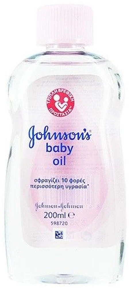 Johnson & Johnson kūdikių aliejus kūnui vaikams, 200 ml