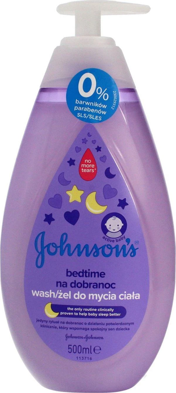 Johnson & Johnson Johnson´s Bedtime Baby Wash Dušo želė vaikams, 500 ml