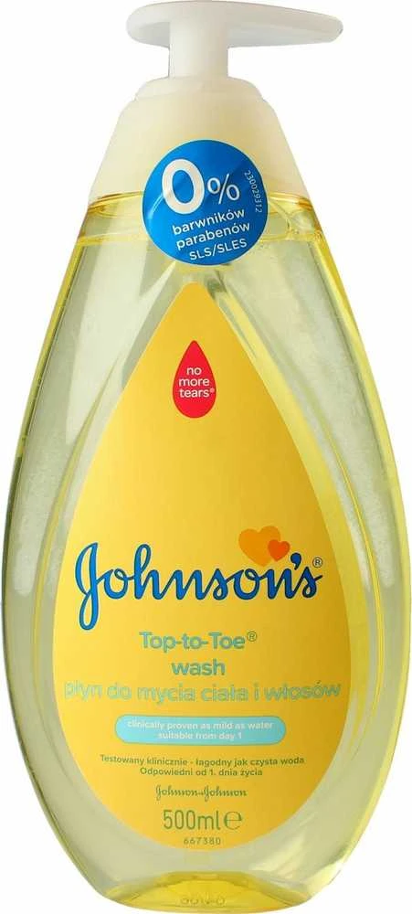 Johnson & Johnson Johnson´s Top-to-Toe Wash Dušo želė vaikams, 500 ml