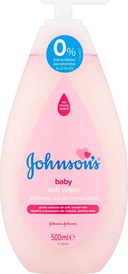 Johnson & Johnson Johnson´s Baby Soft Wash Dušo želė vaikams, 500 ml