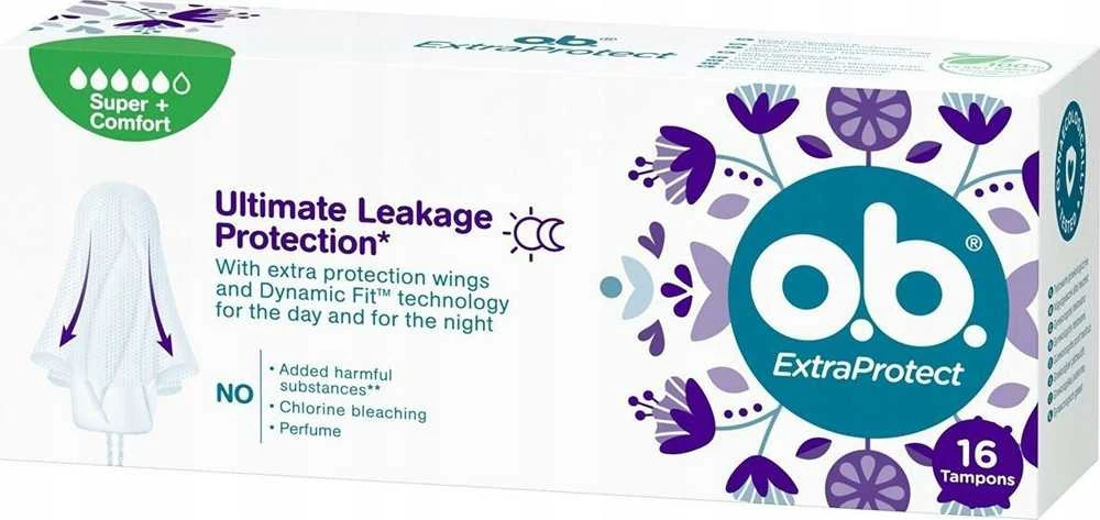 Johnson O.B. ProComfort Extra Protect Super Plus 16 vnt. tamponai