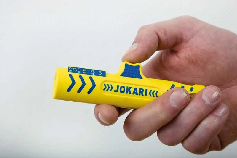 Jokari Nuplėšimo replės apvalioms vieloms 8 - 13mm 0,2 - 4mm2 Nr. 15 Super Stripper Secura (30155)