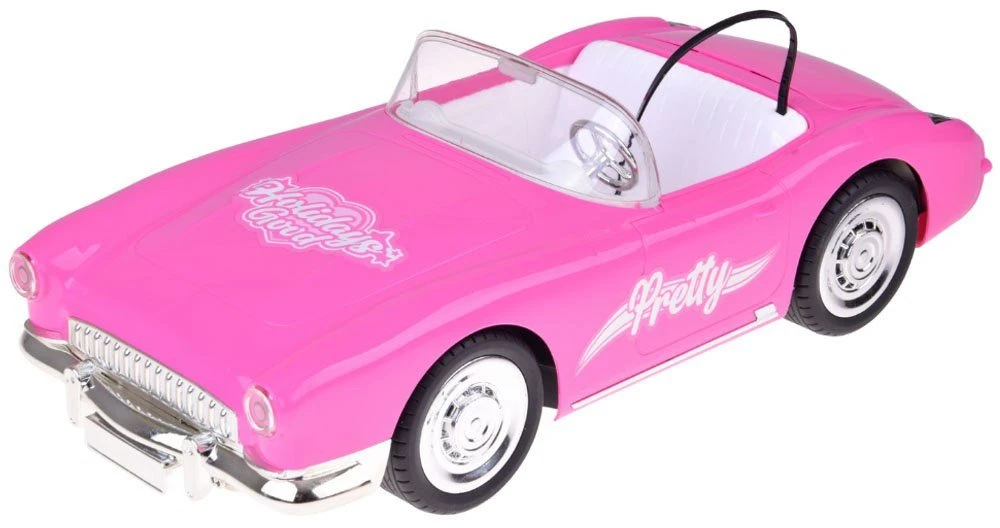 Jokomisiada Remote-Control Retro Cadillac Car + Elegant Doll in Fur RC0745