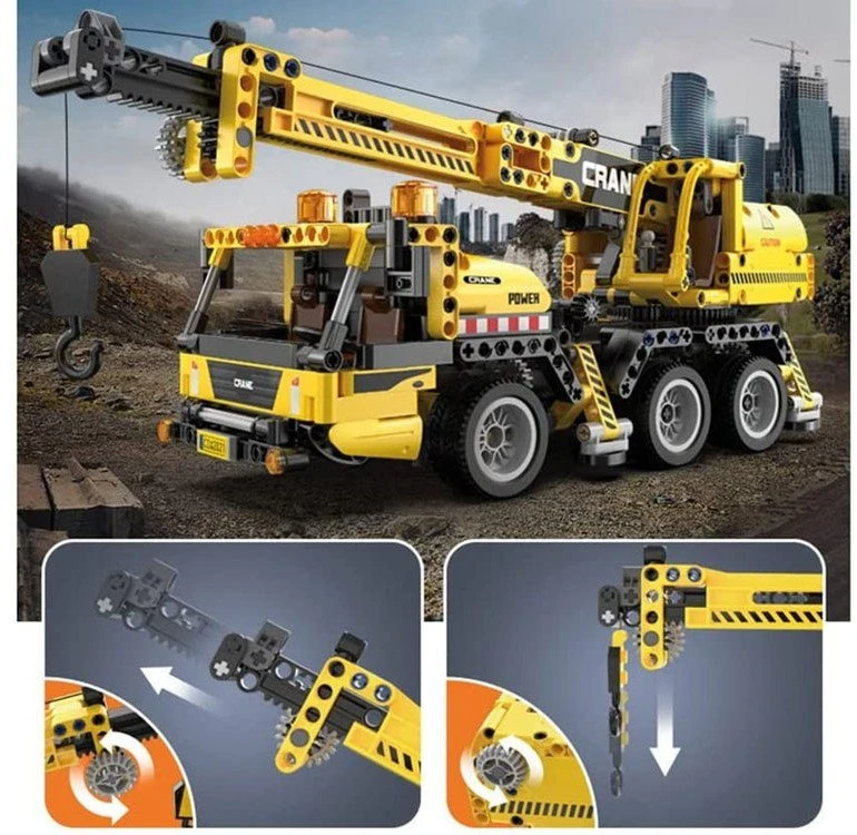 Jokomisiada CaDA techniniai konstrukciniai blokai 658 vnt. CRANES kilnojamieji elementai ZA 5690