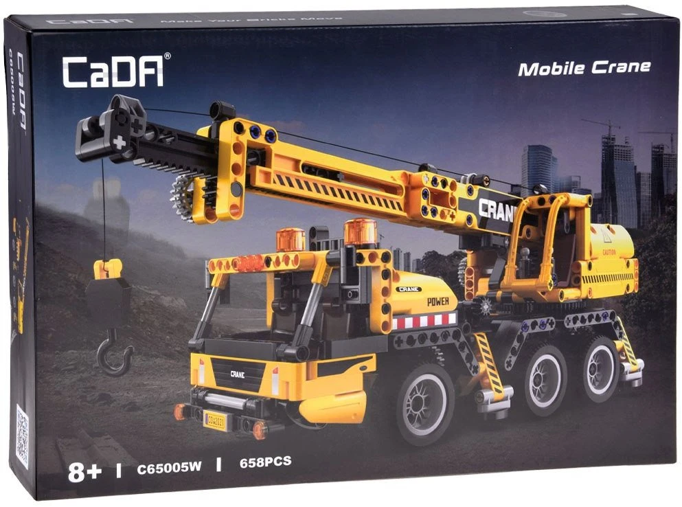 Jokomisiada CaDA techniniai konstrukciniai blokai 658 vnt. CRANES kilnojamieji elementai ZA 5690
