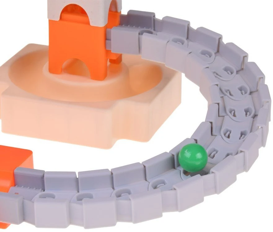 Jokomisiada 63-piece marble run, marble run, marble slide ZA5980