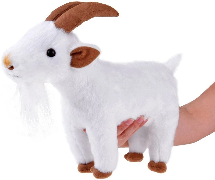 Beppe talismanas pliušinis žaislas baltas ožys 38 cm 13992