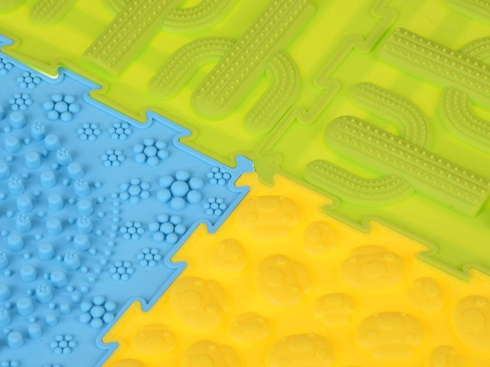 Jokomisiada Rubber Dėlionė sensory mat, 8 pieces - development and fun ZA5862