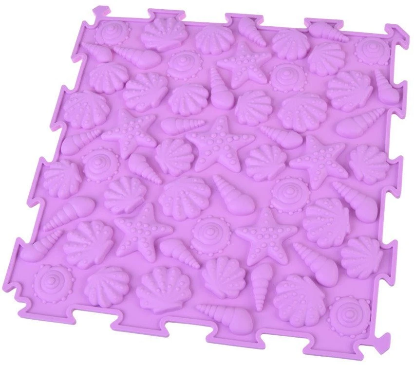 Jokomisiada Rubber Dėlionė sensory mat, 8 pieces - development and fun ZA5862