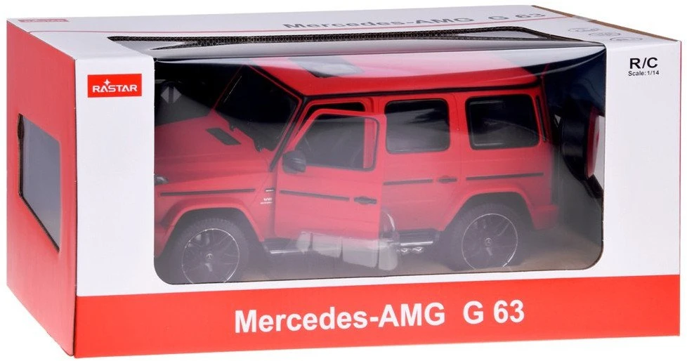 Jokomisiada Rastar nuotolinio valdymo automobilis Mercedes AMG G63 1:14 nuotolinio valdymo pultas + žibintai RC0710
