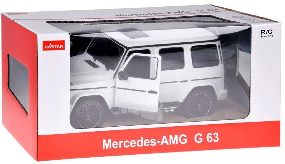 Jokomisiada Rastar nuotolinio valdymo automobilis Mercedes AMG G63 1:14 nuotolinio valdymo pultas + žibintai RC0710