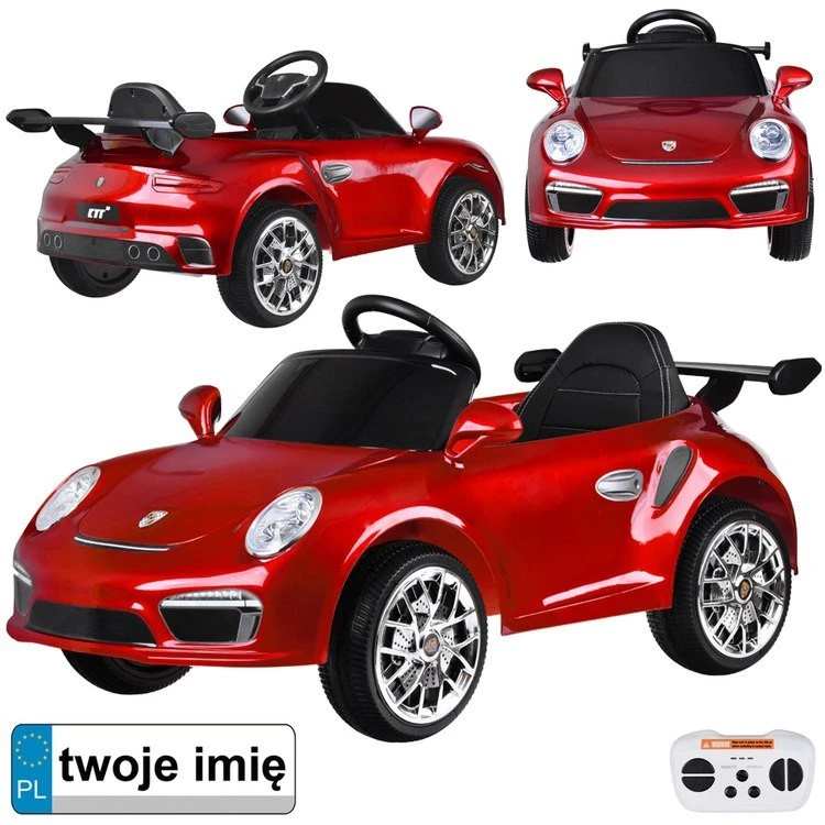 Akumuliatorinis automobilis vaikams Jokomisiada Porsche RUF CTR3 PA0327 | spalva: raudona