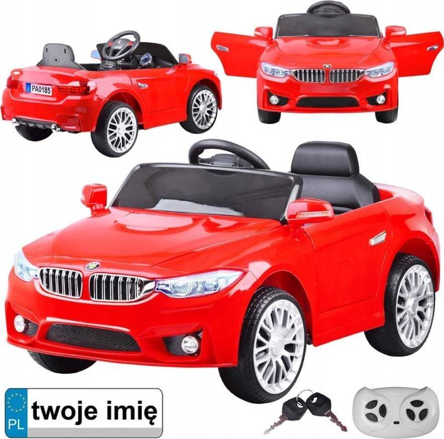 Akumuliatorinis sportinis automobilis vaikams Jokomisiada PA0185 | spalva: raudona