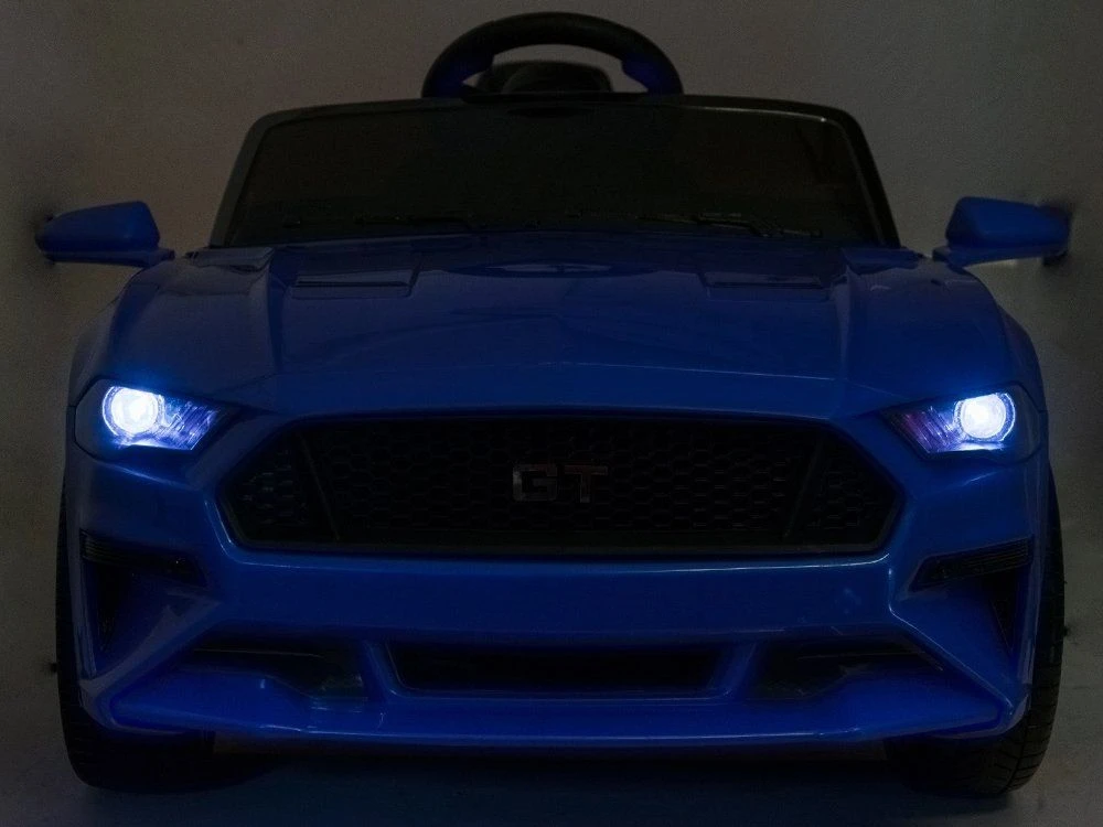 Akumuliatorinis sportinis kabrioletas vaikams Jokomisiada Mustang PA0169 | spalva: balta