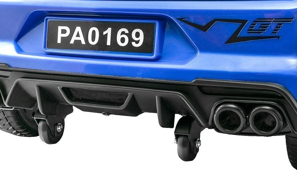 Akumuliatorinis sportinis kabrioletas vaikams Jokomisiada Mustang PA0169 | spalva: balta