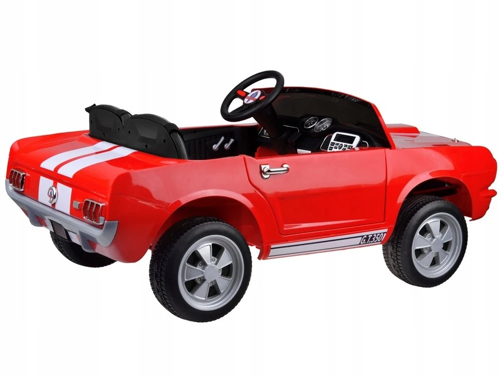 Jokomisiada Vaikiškas baterijomis varomas automobilis SHELBY GT 350 classic DVIESEITIS PA0336