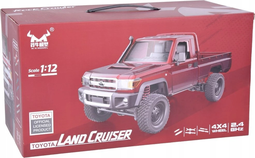 Jokomisiada Pikapas „Toyota Land Cruiser 4x4“ su nuotolinio valdymo pultu RC0672