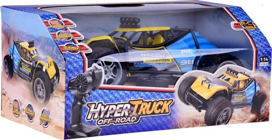 Jokomisiada r/c car r/c car Nuotoliniu būdu valdomas automobilinis rinkinys HYPER TRUCK OFF-ROAD su nuotolinio valdymo pulteliu RC0641 ZO