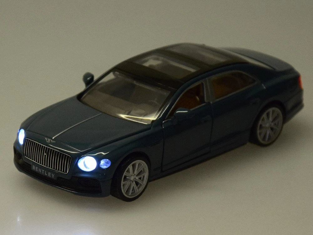 Jokomisiada Metalinis modelis BENTLEY FLYING SPUR HYBRID 1:38 interaktyvus ZA5052