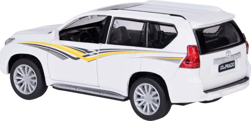 Jokomisiada Metalinis automobilio modelis TOYOTA LAND CRUISER PRADO su šviesa ir garsu visureigis ZA5056