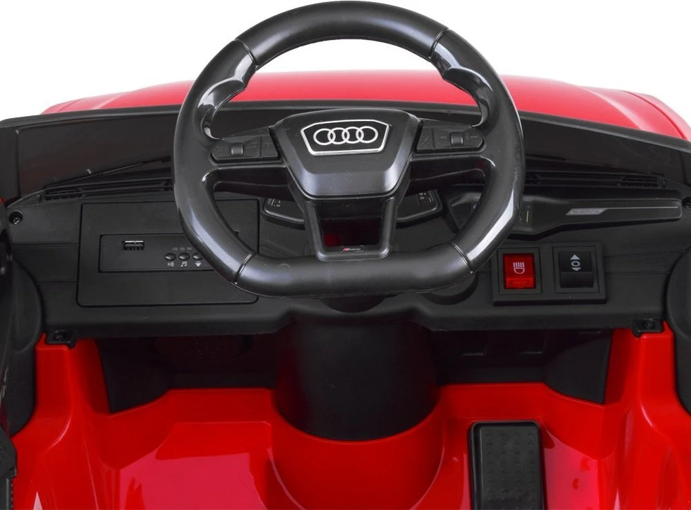 Akumuliatorinis sportinis automobilis vaikams Jokomisiada AUDI RS 6 PA0297 | spalva: raudona