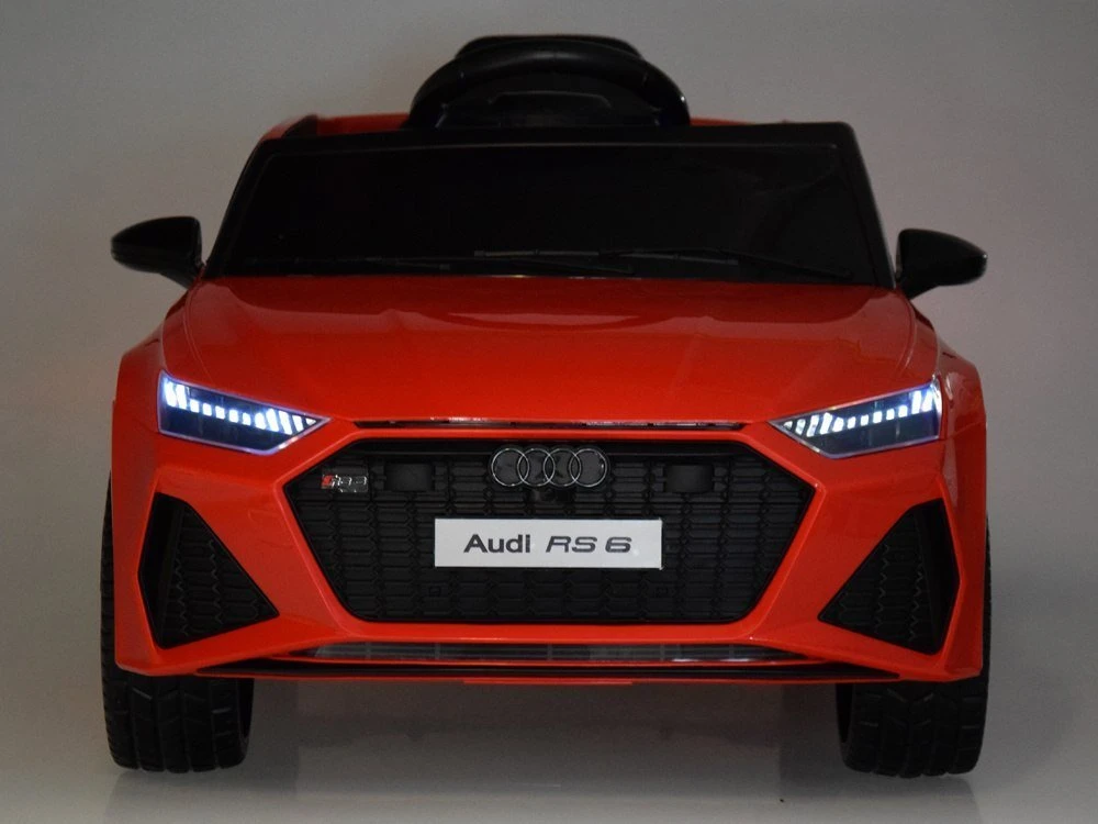 Akumuliatorinis sportinis automobilis vaikams Jokomisiada AUDI RS 6 PA0297 | spalva: raudona