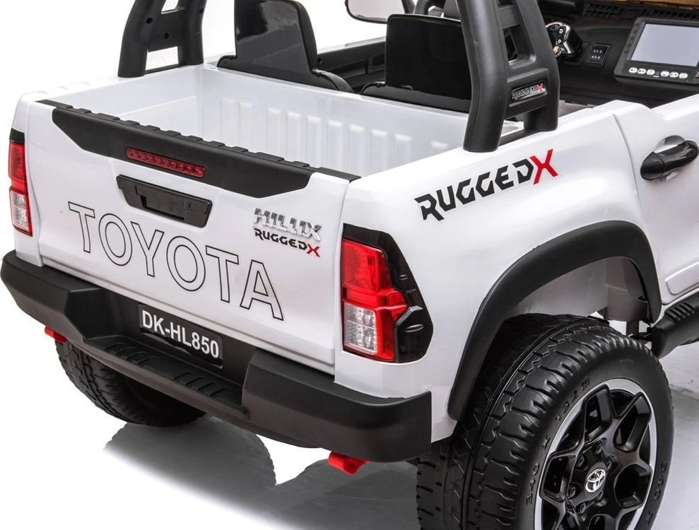 Akumuliatorinis automobilis vaikams Jokomisiada Toyota Hilux PA0250 | spalva: balta