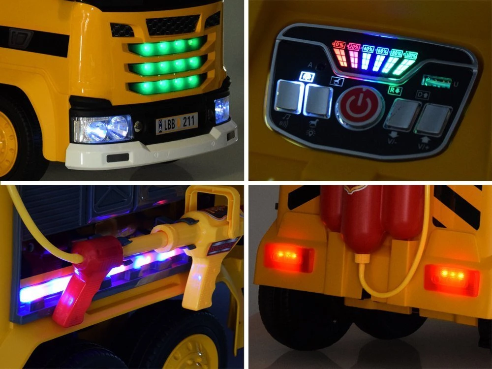 Jokomisiada Akumuliatorinis automobilis Didelė kankorėžė, kilnojamas kablys, šviesa, garsas, supimas PA0317