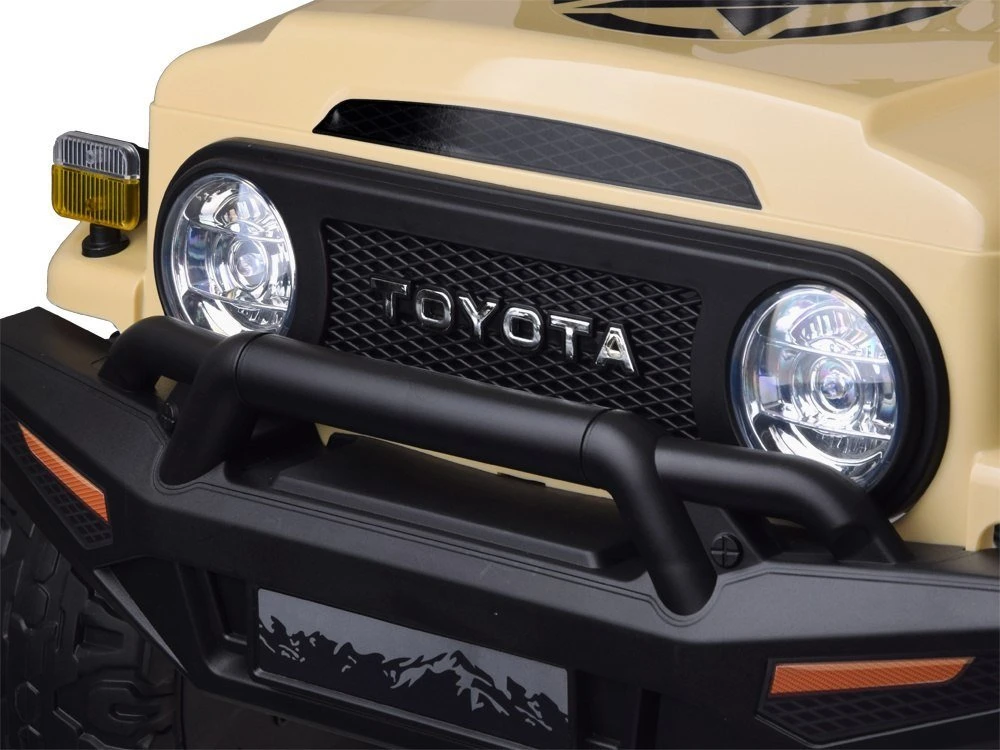 Akumuliatorinis automobilis vaikams Jokomisiada Toyota FJ CruiserHilux PA0301 | spalva: smėlio