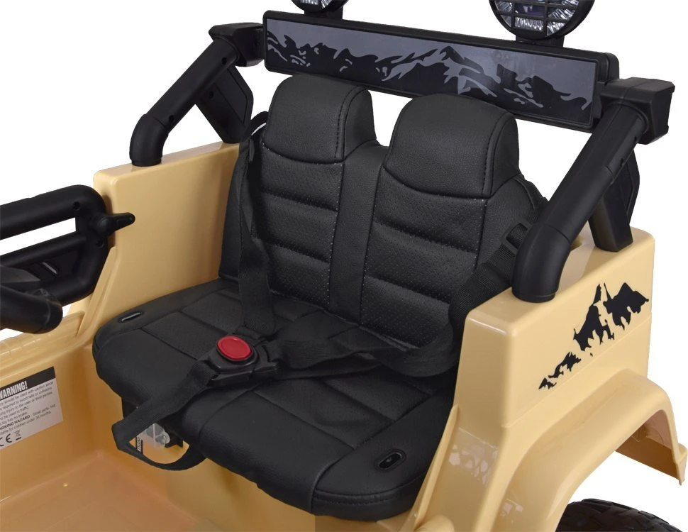 Akumuliatorinis automobilis vaikams Jokomisiada Toyota FJ CruiserHilux PA0301 | spalva: smėlio