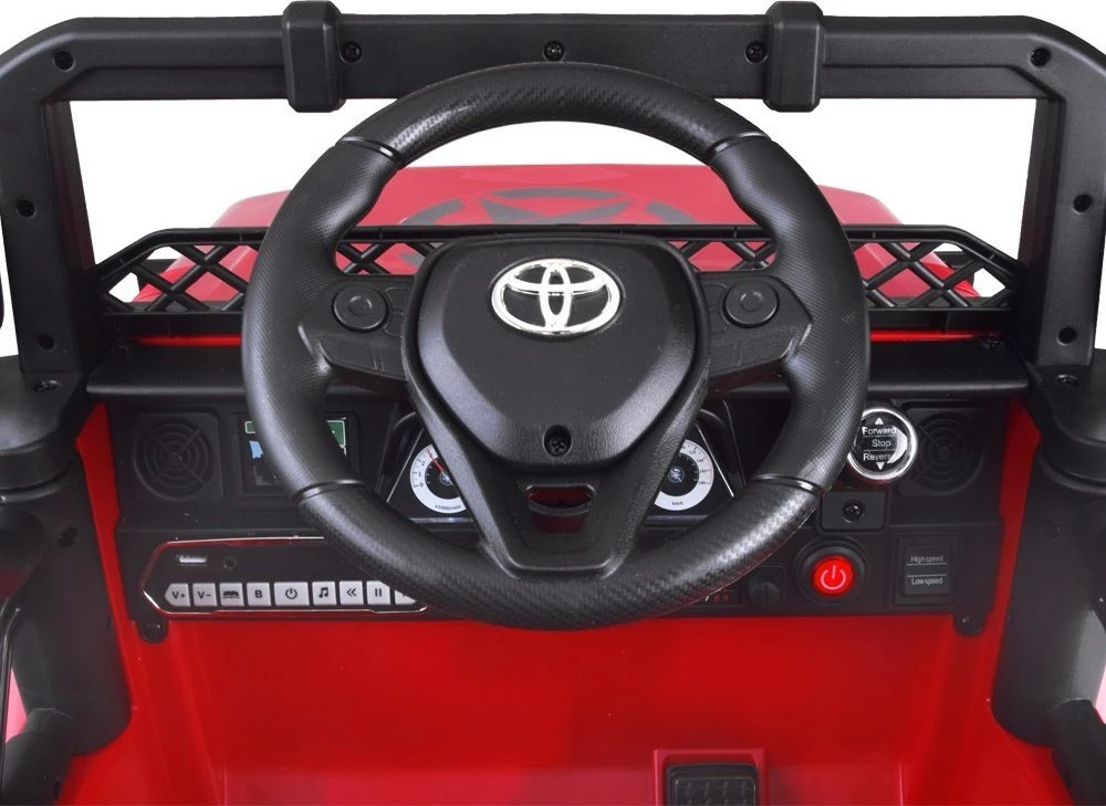 Akumuliatorinis automobilis vaikams Jokomisiada Toyota FJ CruiserHilux PA0301 | spalva: raudona
