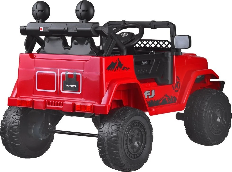 Akumuliatorinis automobilis vaikams Jokomisiada Toyota FJ CruiserHilux PA0301 | spalva: raudona