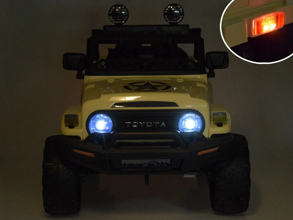 Akumuliatorinis automobilis vaikams Jokomisiada Toyota FJ CruiserHilux PA0301 | spalva: raudona