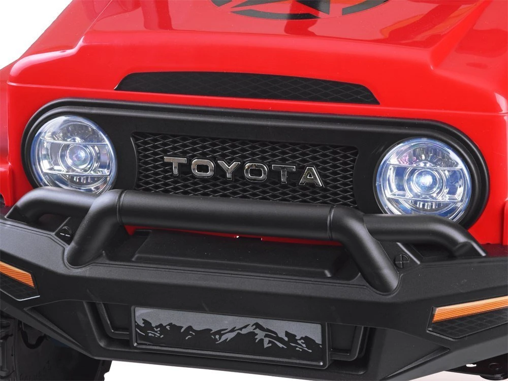 Akumuliatorinis automobilis vaikams Jokomisiada Toyota FJ CruiserHilux PA0301 | spalva: raudona