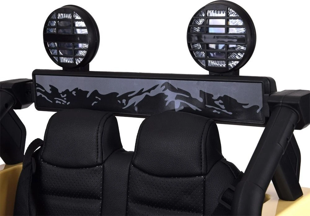 Akumuliatorinis automobilis vaikams Jokomisiada Toyota FJ CruiserHilux PA0301 | spalva: smėlio