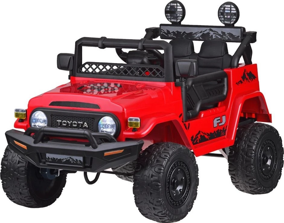 Akumuliatorinis automobilis vaikams Jokomisiada Toyota FJ CruiserHilux PA0301 | spalva: raudona