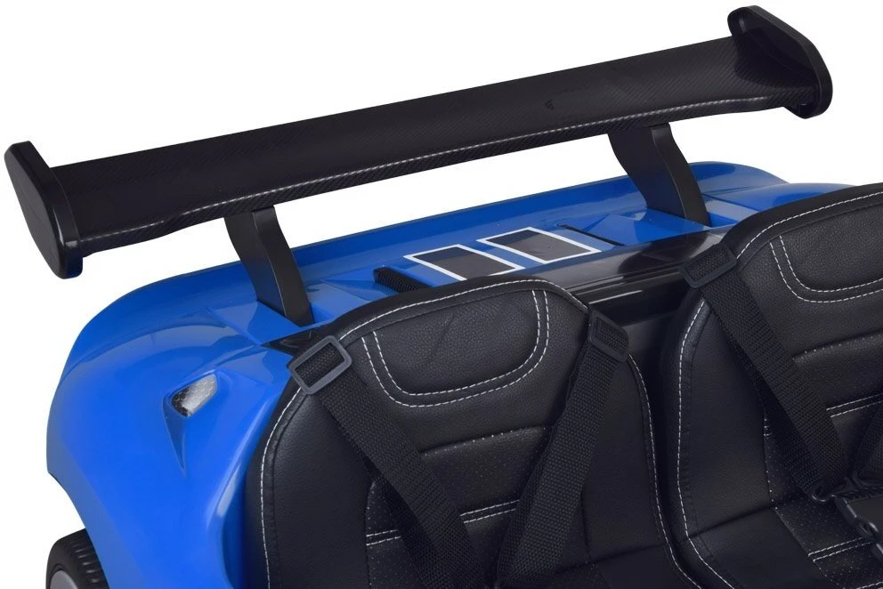 „Jokomisiada Ford GT“ 4 variklių akumuliatorinis vaikiškas automobilis su nuotolinio valdymo pultu 2 asmenims PA0337