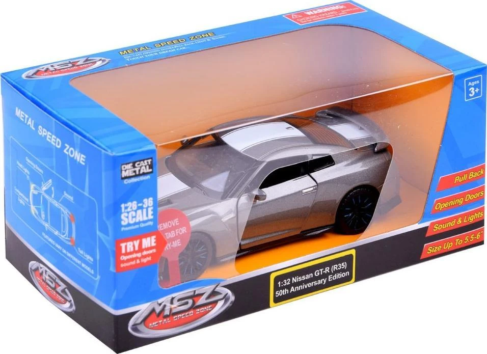 Jokomisiada Auto Nissan GT-R 1:32 metal car ZA3757