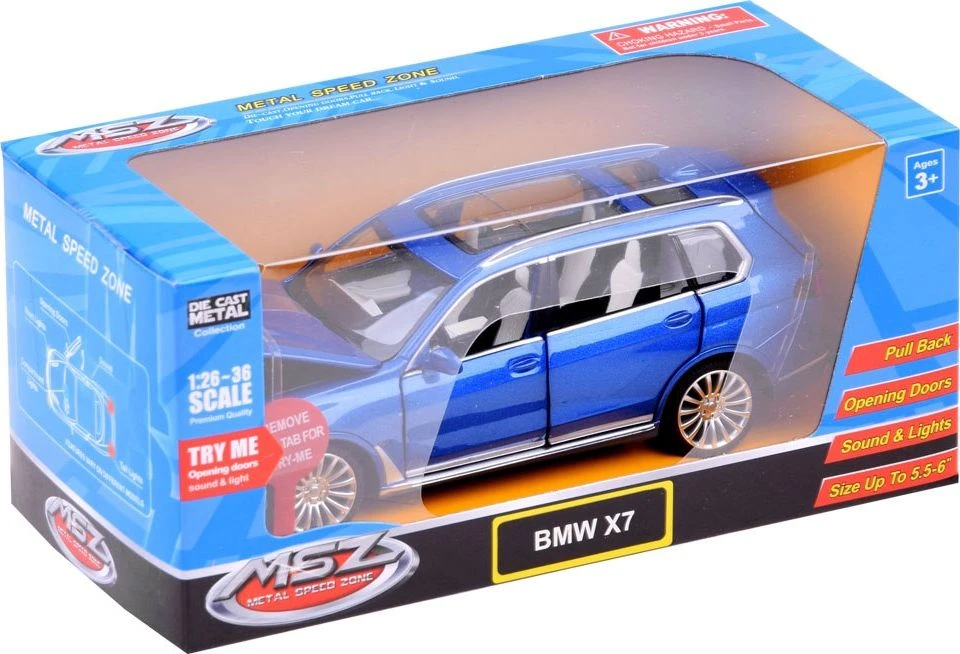 Jokomisiada Auto SUV BMW X7 1:32 metalinis automobilis ZA3756