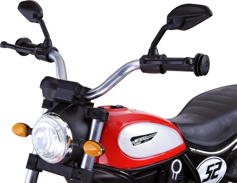 Jokomisiada Akumuliatorinis motociklas vaikams Street Bob PA0235 | spalva: mėlyna
