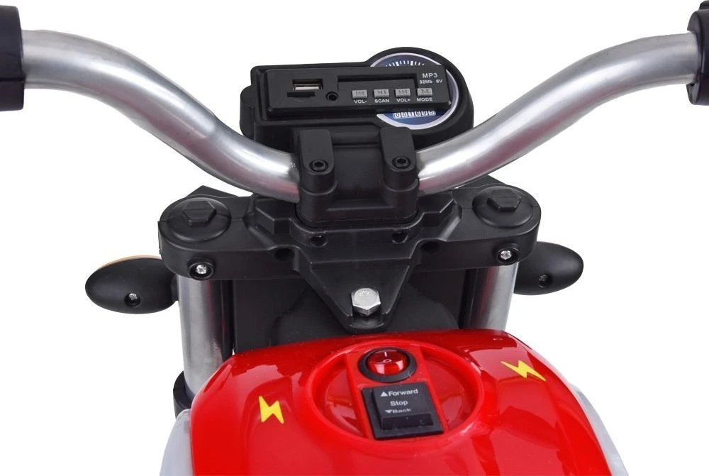 Jokomisiada Akumuliatorinis motociklas vaikams Street Bob PA0235 | spalva: mėlyna