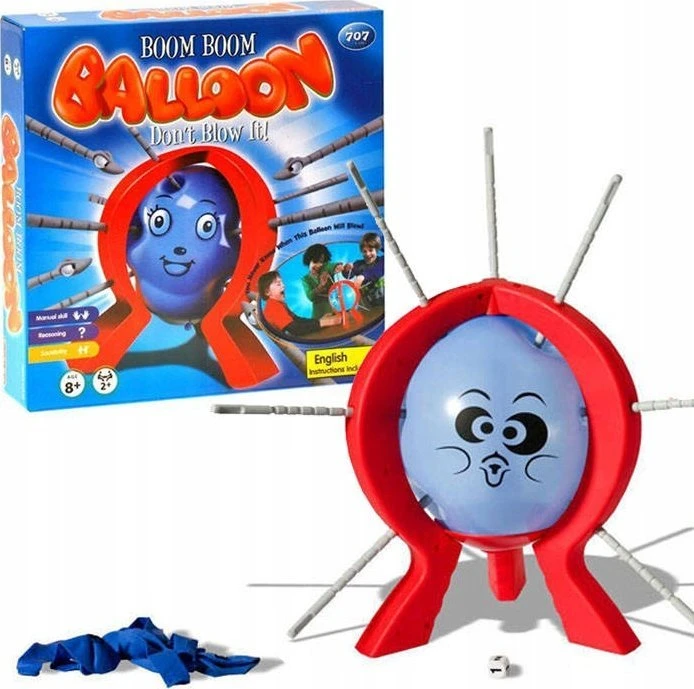 Jokomisiada Linksmas žaidimas Boom Boom Balloon