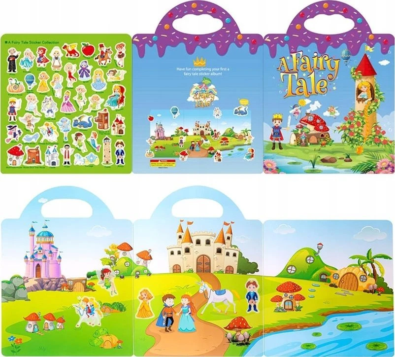 Jokomisiada Pasakų lipdukų albumas „Princess Castle