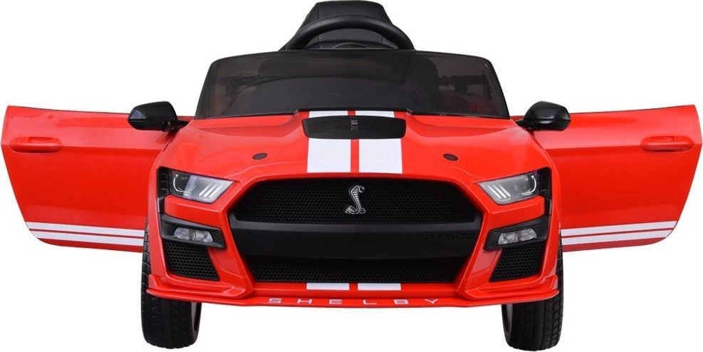 Akumuliatorinis sportinis automobilis vaikams Jokomisiada Ford Mustang Shelby GT500 PA0306 | spalva: raudona