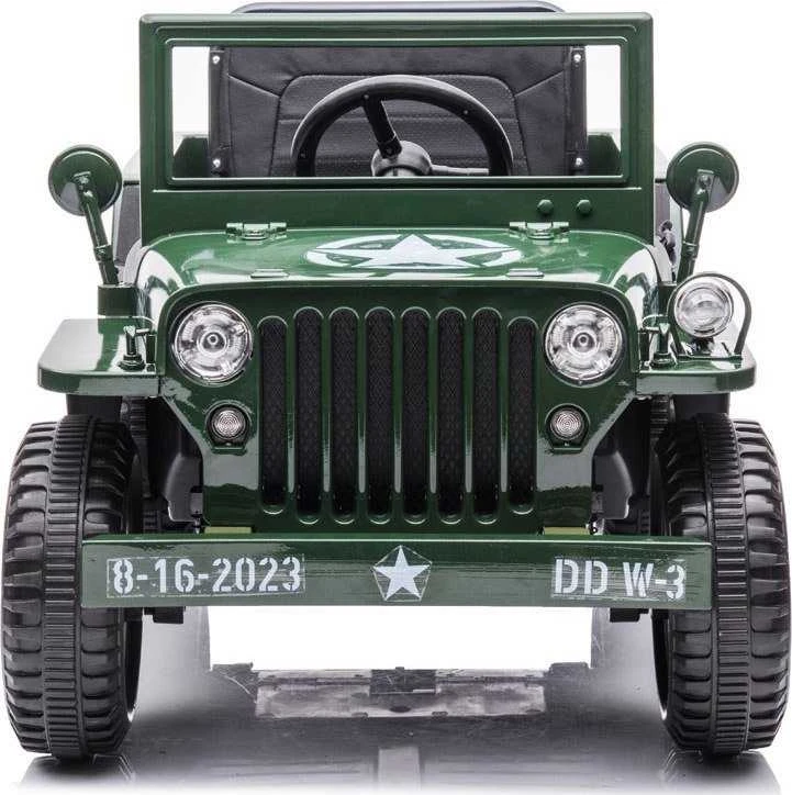 Jokomisiada Automobilis maitinamas Military Willys baterija + PA0263 nuotolinio valdymo pulteliu