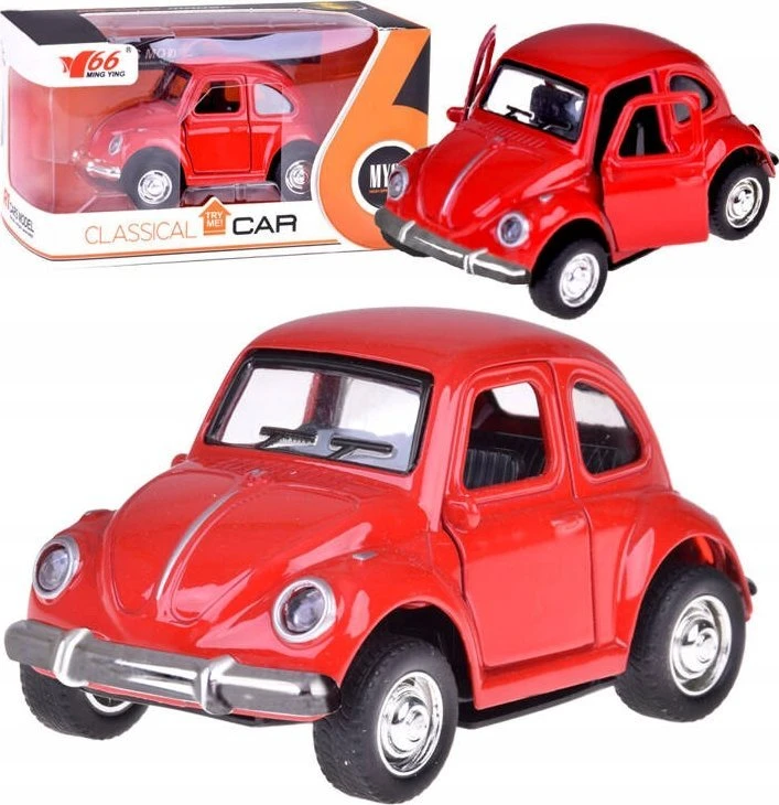 Jokomisiada Vabalas, metalinis žaislinis automobilis, atidaromos durys, šviesa, garsas ZA4991