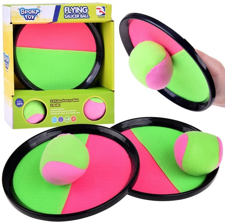 Jokomisiada Game paddles, Velcro discs, Catch Ball, 2 x ball SP0747